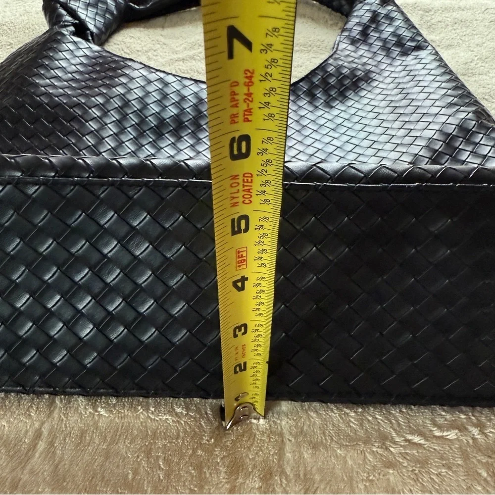 Ulta Woven Hobo Bag With Knot